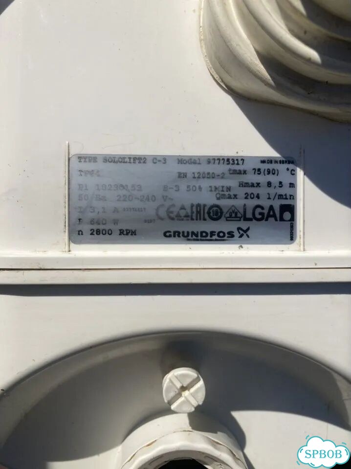 Grundfos sololift2 c-3 фото 4