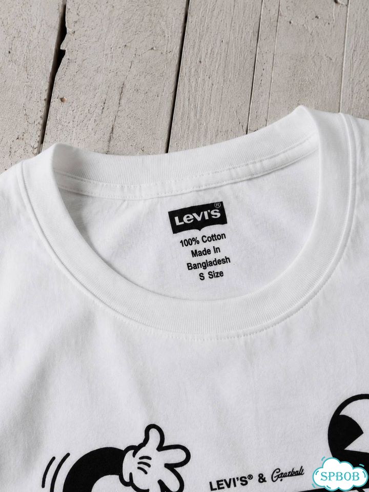 Футболка Levis белая фото 4