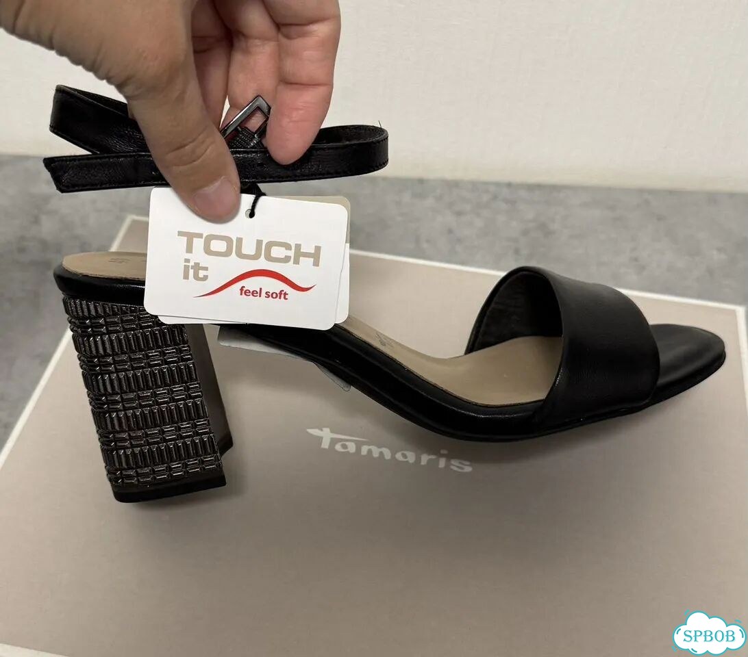 Новые Tamaris 40 натуральная кожа босоножки фото 2