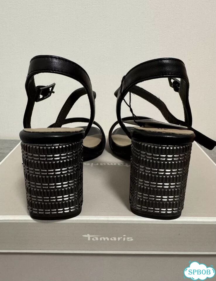 Новые Tamaris 40 натуральная кожа босоножки фото 9