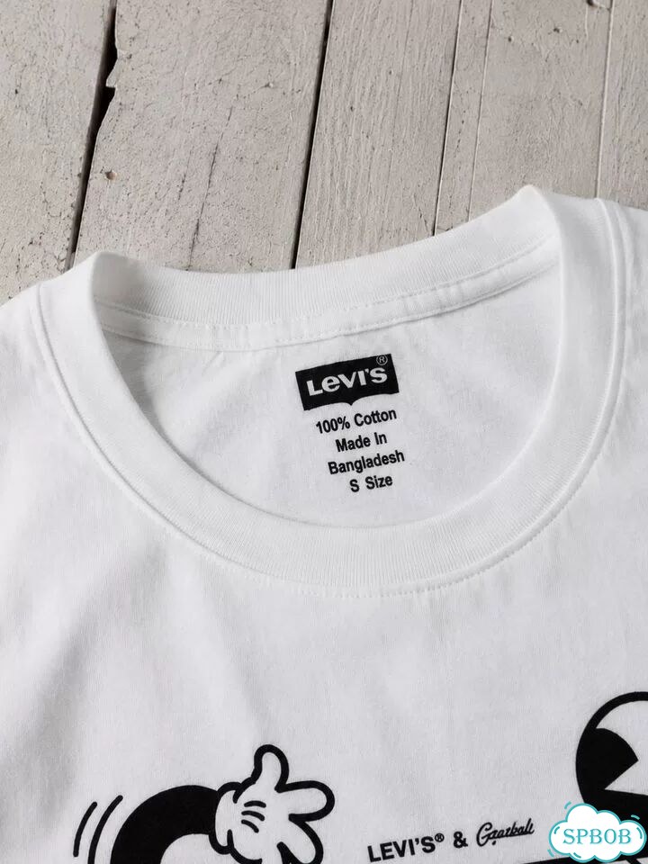Футболка Levis белая фото 4