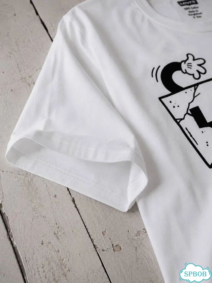 Футболка Levis белая фото 6