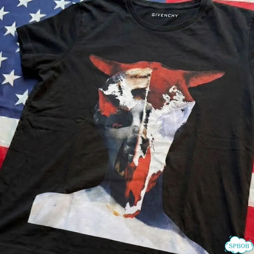 Футболка Givenchy Devil Horn angel archive tee фото 2