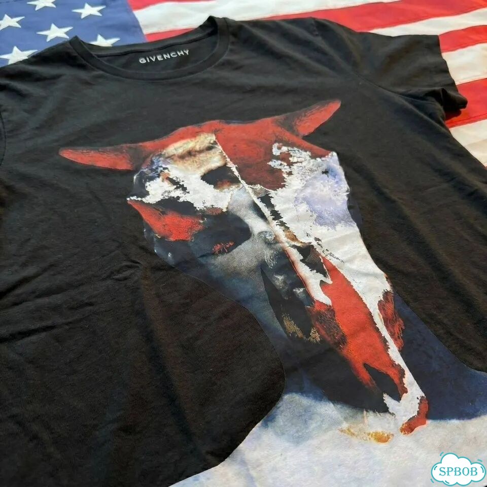Футболка Givenchy Devil Horn angel archive tee фото 4