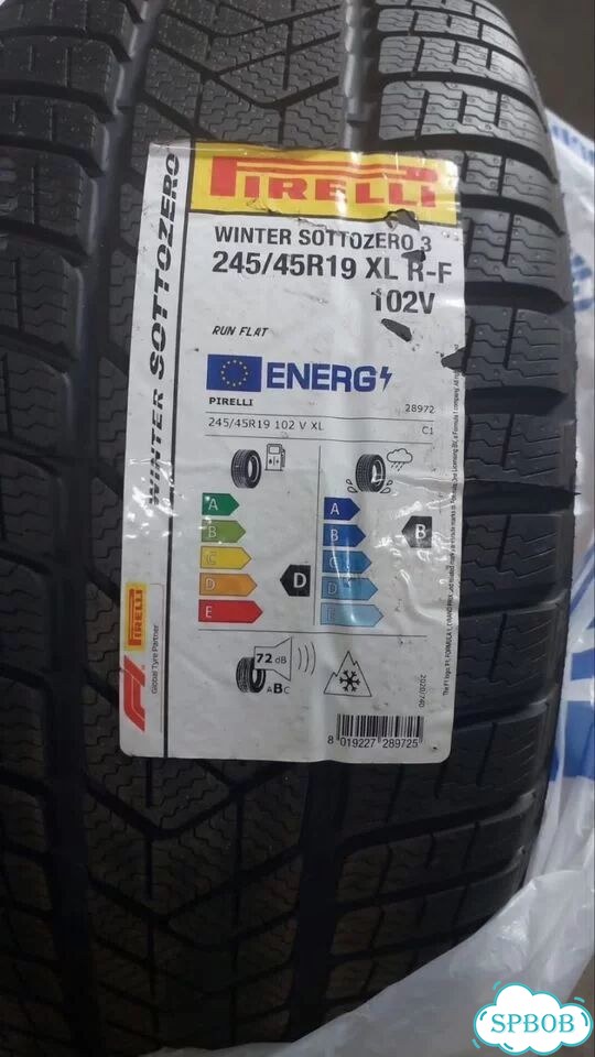 Pirelli Winter Sottozero 3 245/45 R19 102V фото 4
