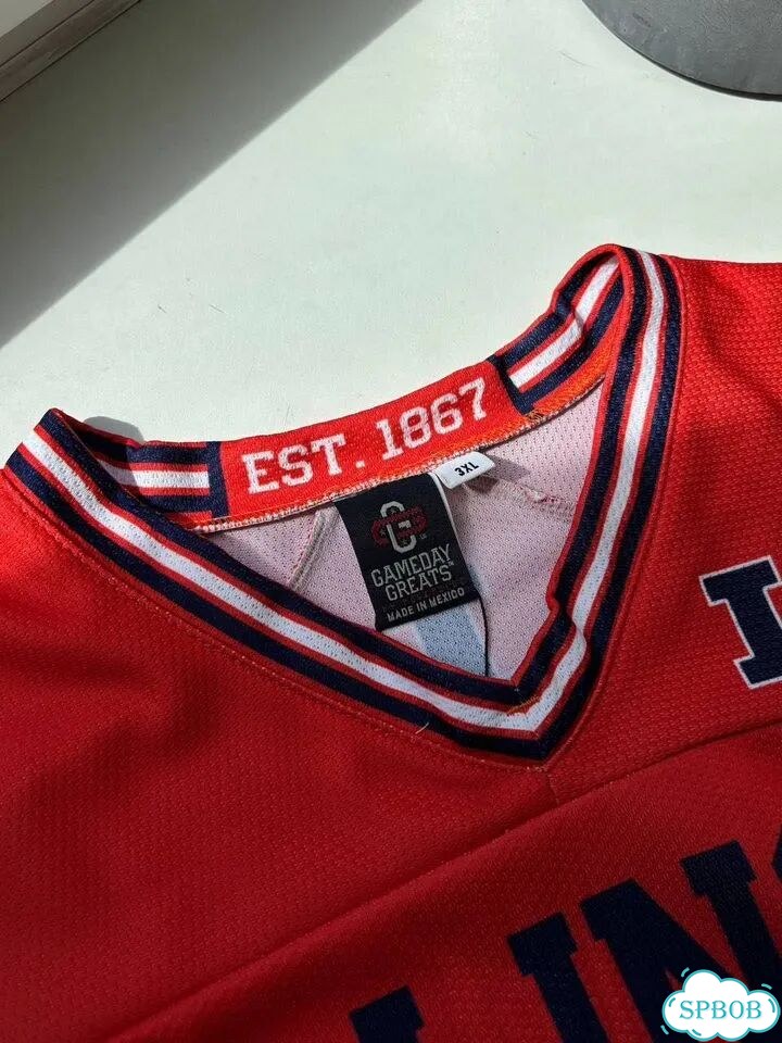 Новое джерси GameDay Greats Illinois Fighting фото 6