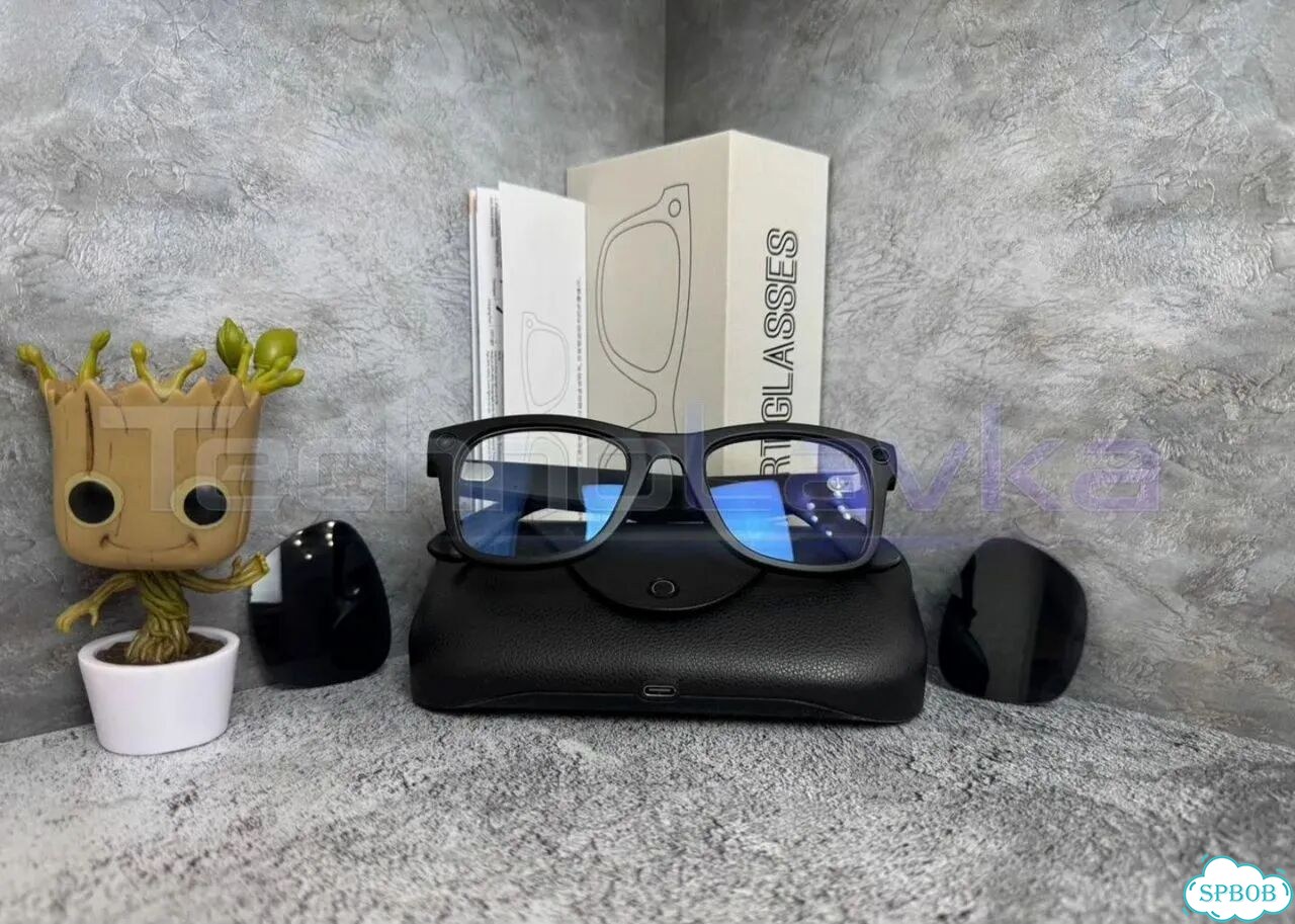 Очки ray ban с камерой gen2 + черные линзы фото 2