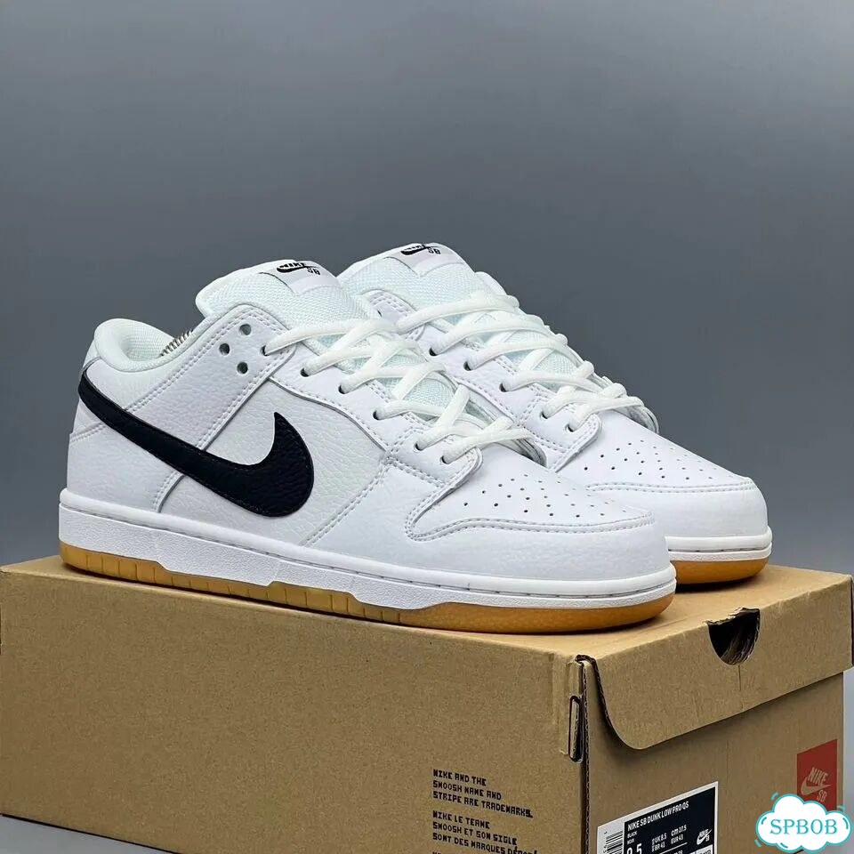 Nike Dunk SB Low Pro QS Black White фото 1
