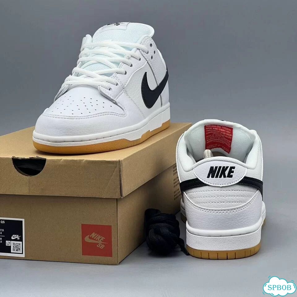 Nike Dunk SB Low Pro QS Black White фото 3