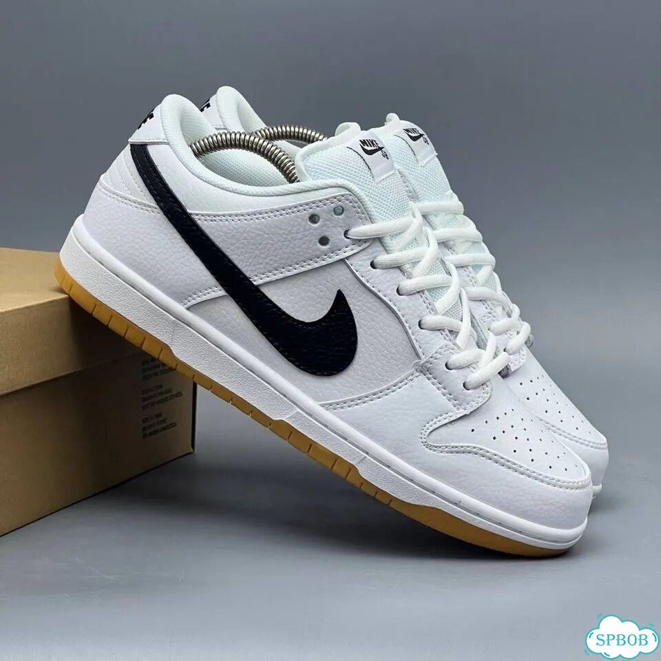 Nike Dunk SB Low Pro QS Black White фото 4