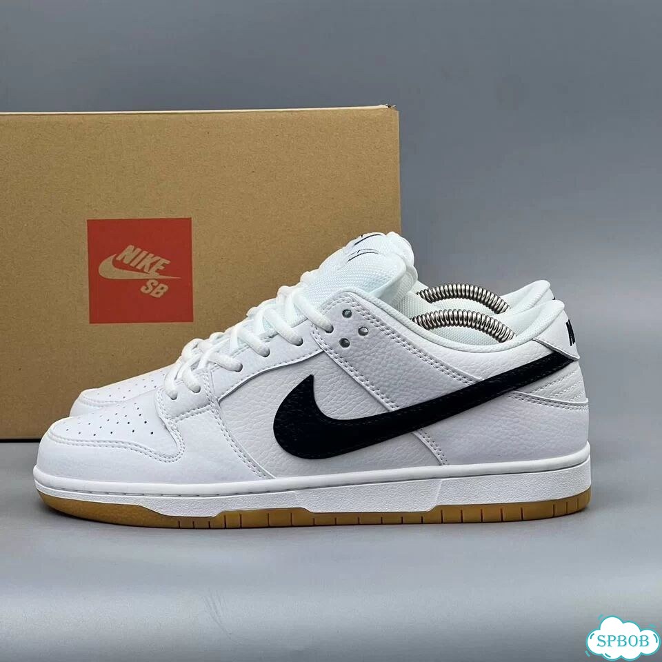 Nike Dunk SB Low Pro QS Black White фото 6
