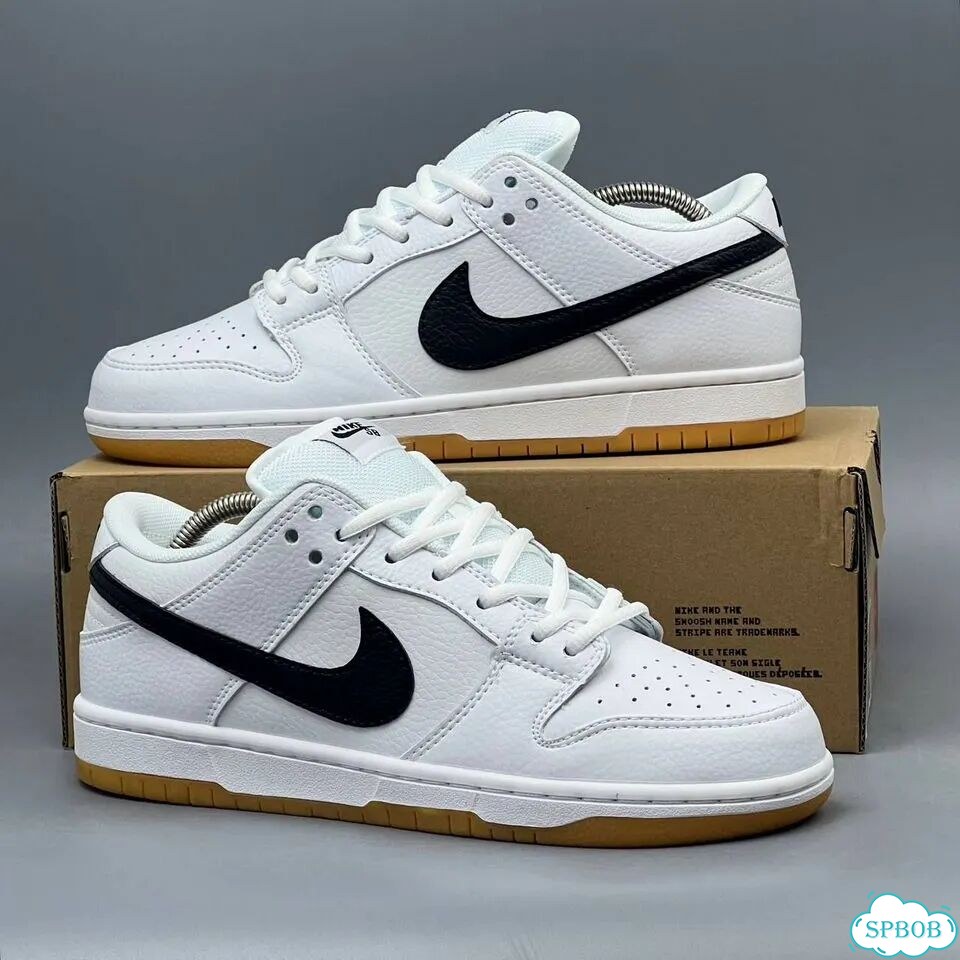 Nike Dunk SB Low Pro QS Black White фото 7