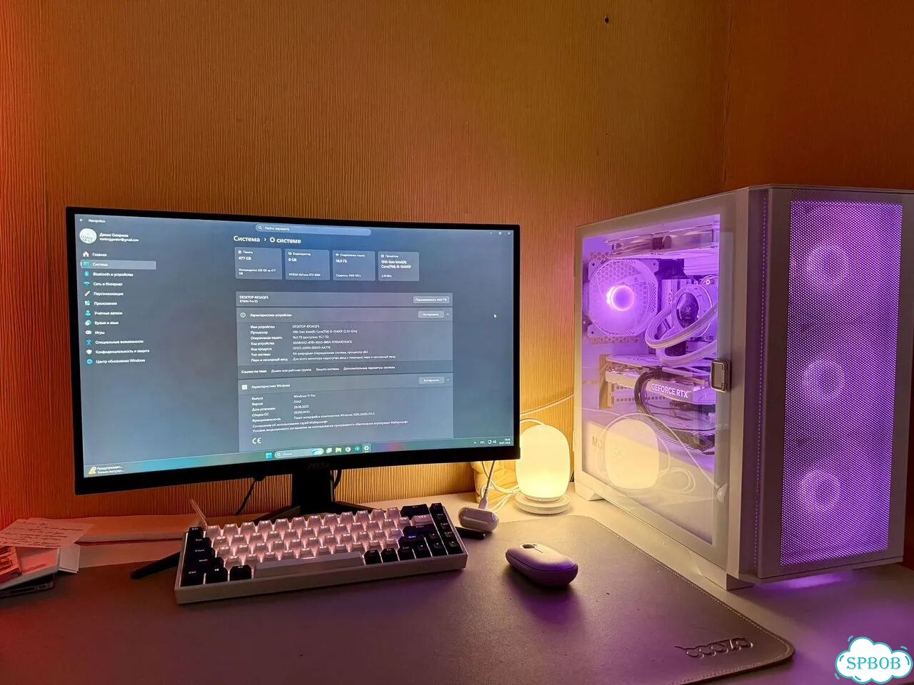 Белый игровой пк RTX 4060 / i5-13400F / DDR5 фото 6