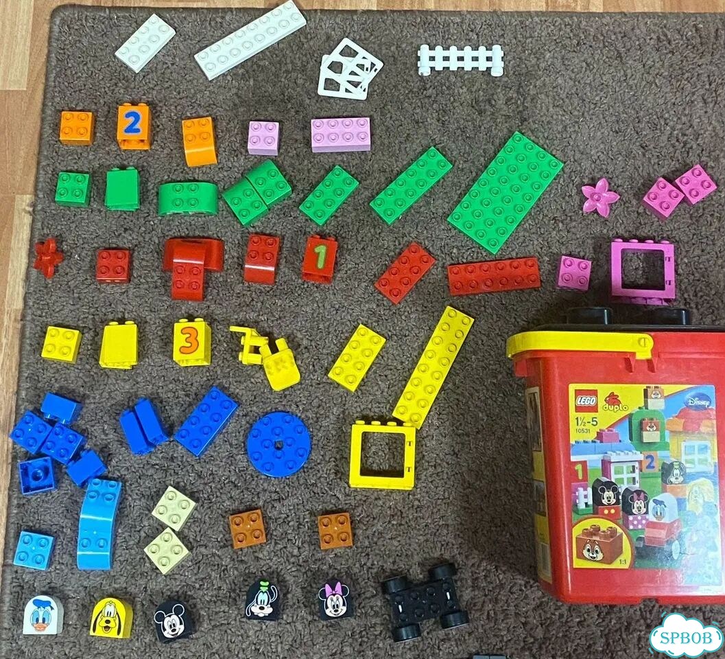 Lego duplo 10531, 10514, 6132, железная дорога фото 1