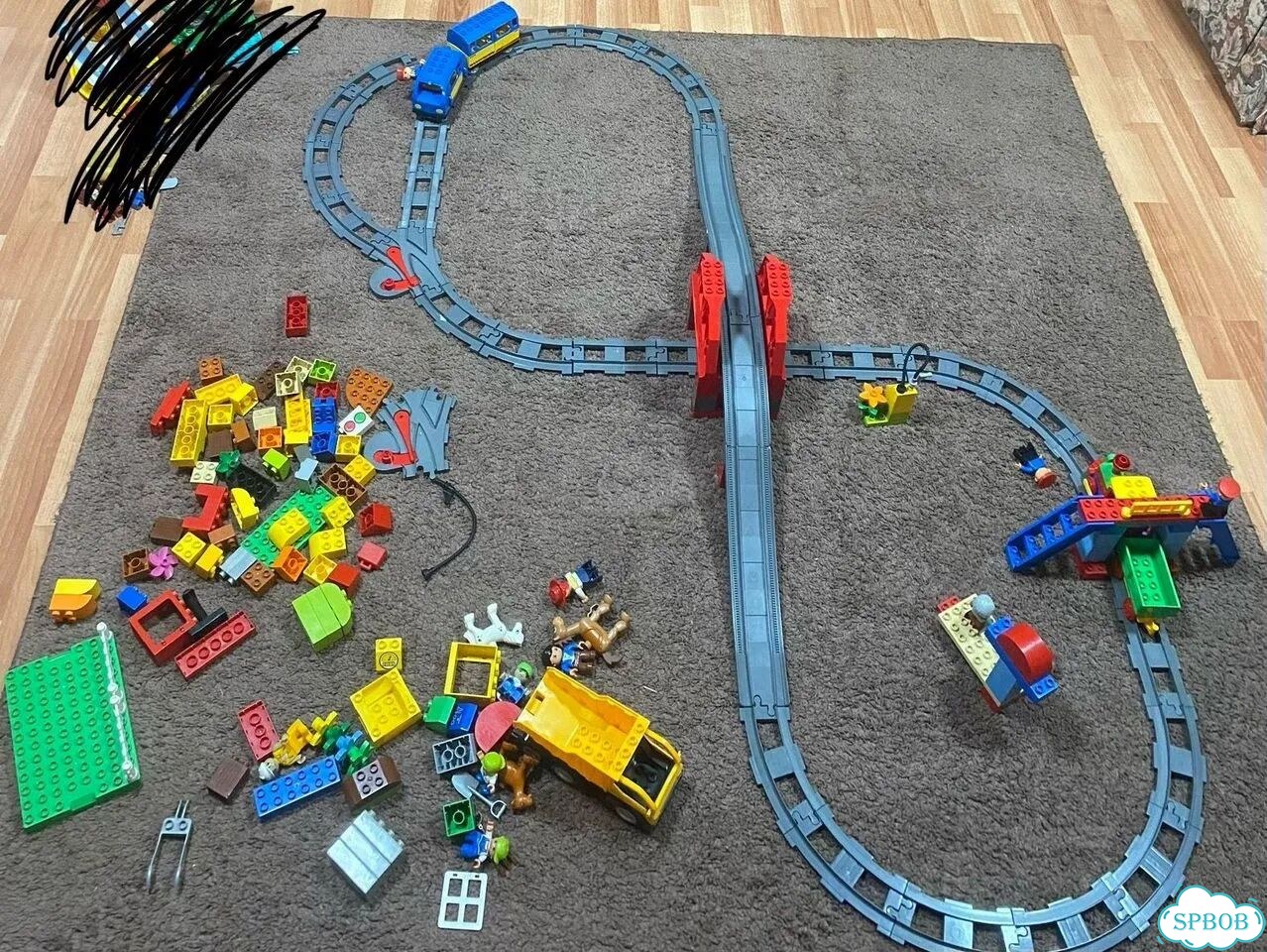 Lego duplo 10531, 10514, 6132, железная дорога фото 4