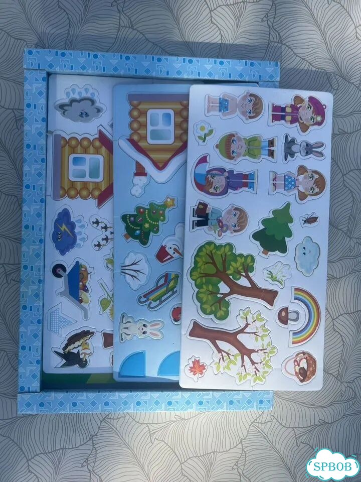 Набор детских развивающих игр, магнитная игра фото 5
