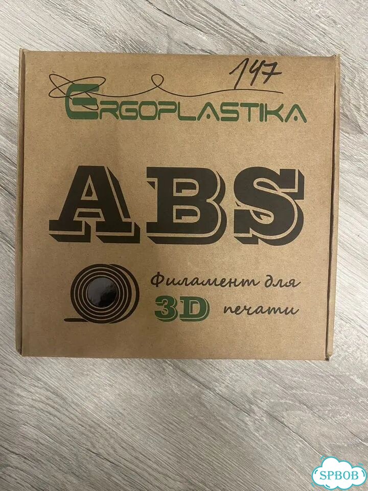 Череый Филамент ABS для 3D принтера фото 5