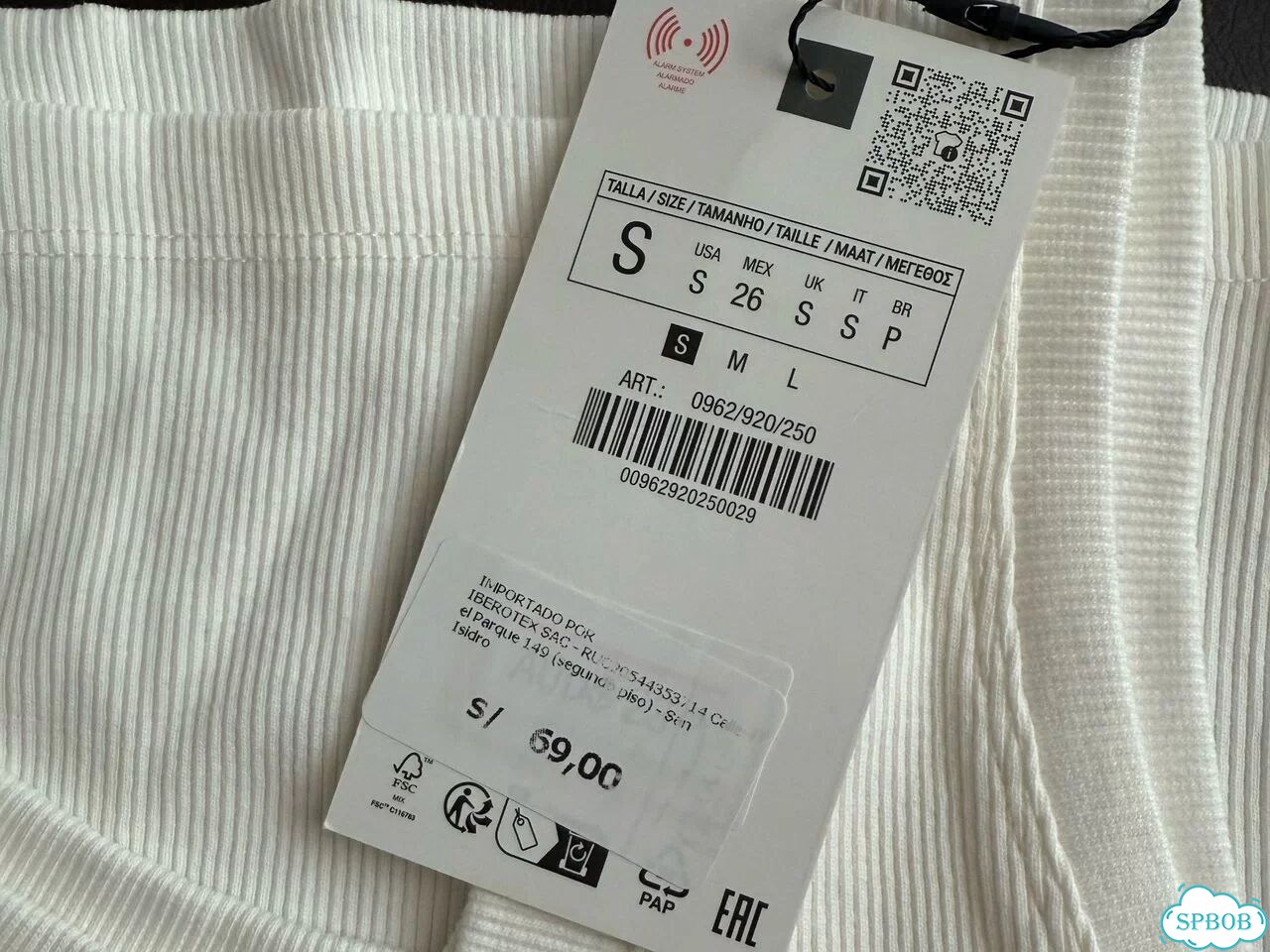 Футболка в рубчик Zara фото 5