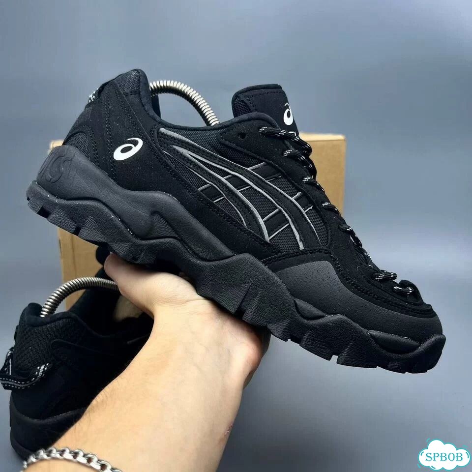 Asics Gel Black White фото 7