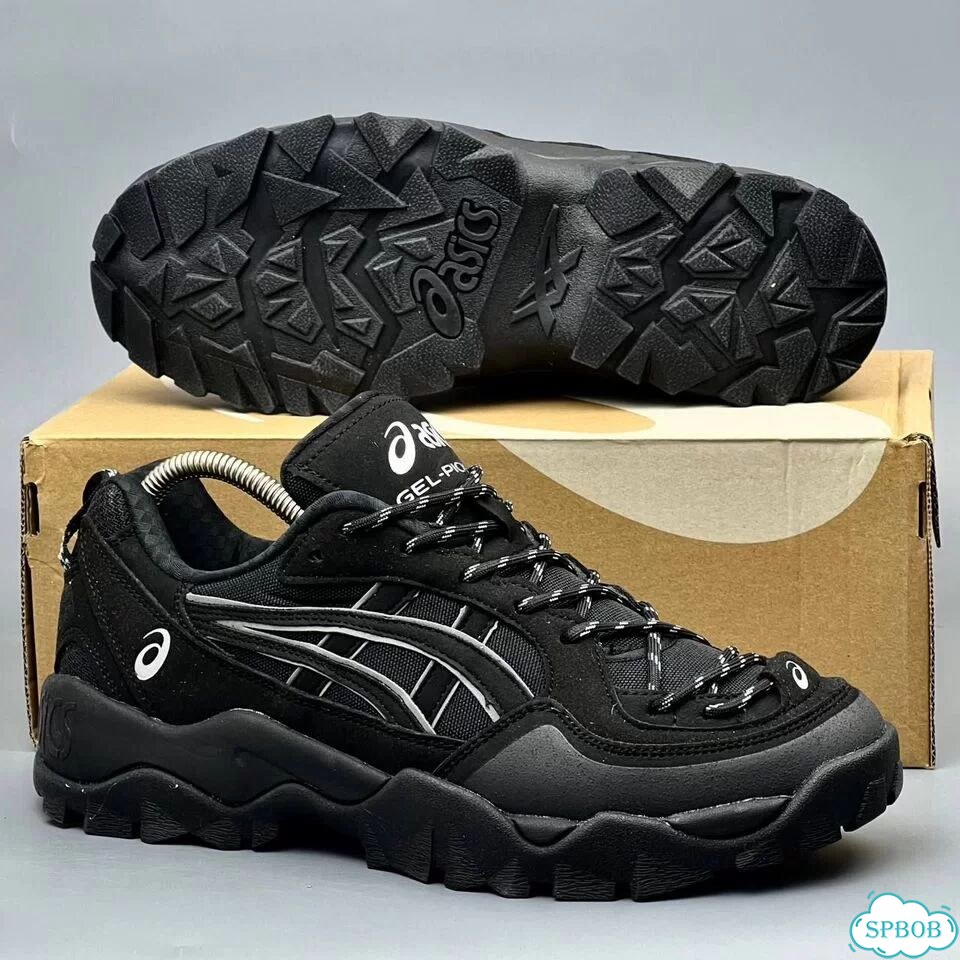 Asics Gel Black White фото 8