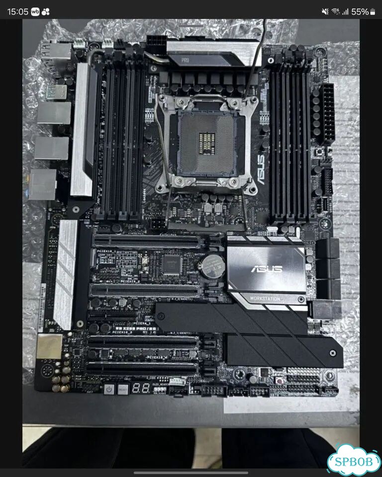 Asus WS X299 PRO/selga2066 + I9 7900x фото 1