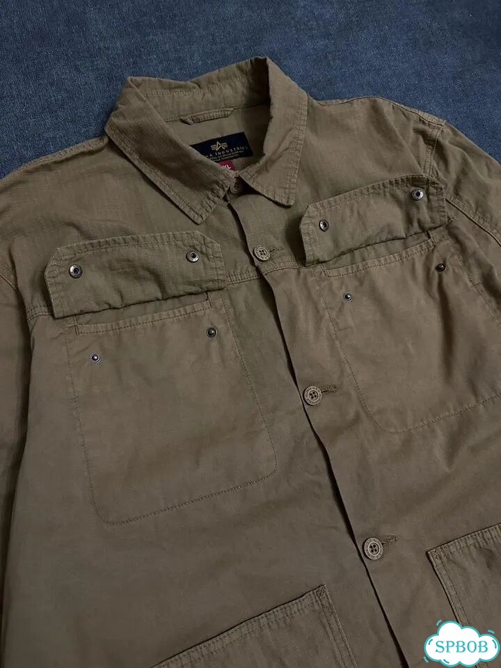 Новая куртка овершот Alpha Industries оригинал фото 6
