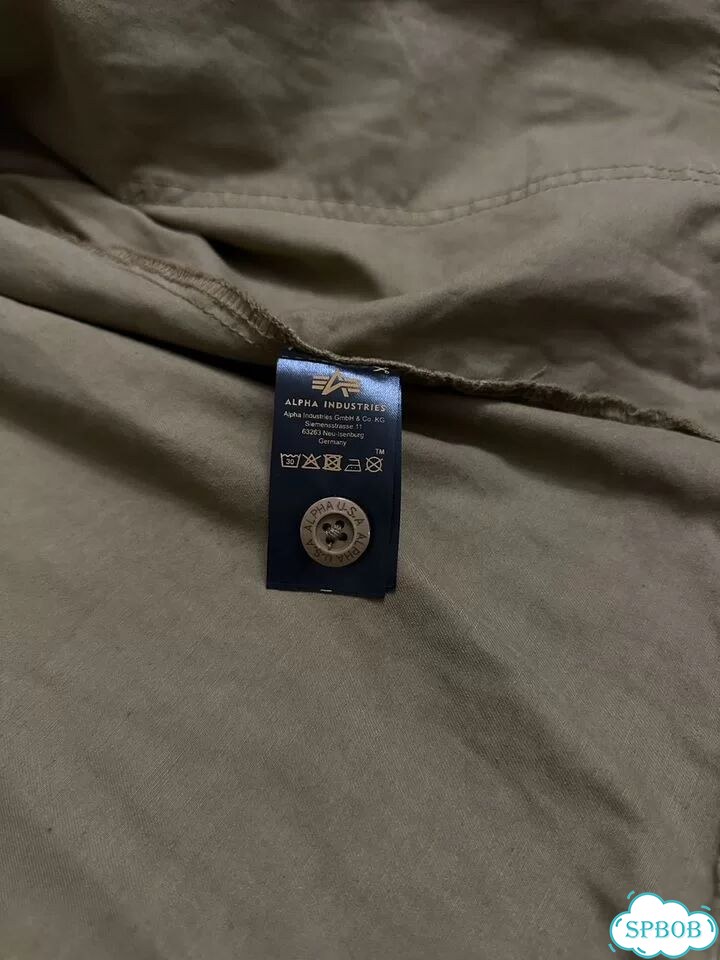 Новая куртка овершот Alpha Industries оригинал фото 9
