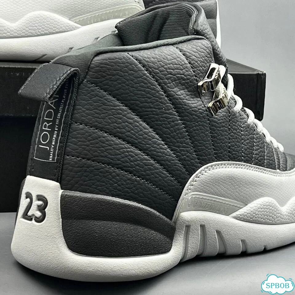 Nike Jordan 12 Grey White фото 8