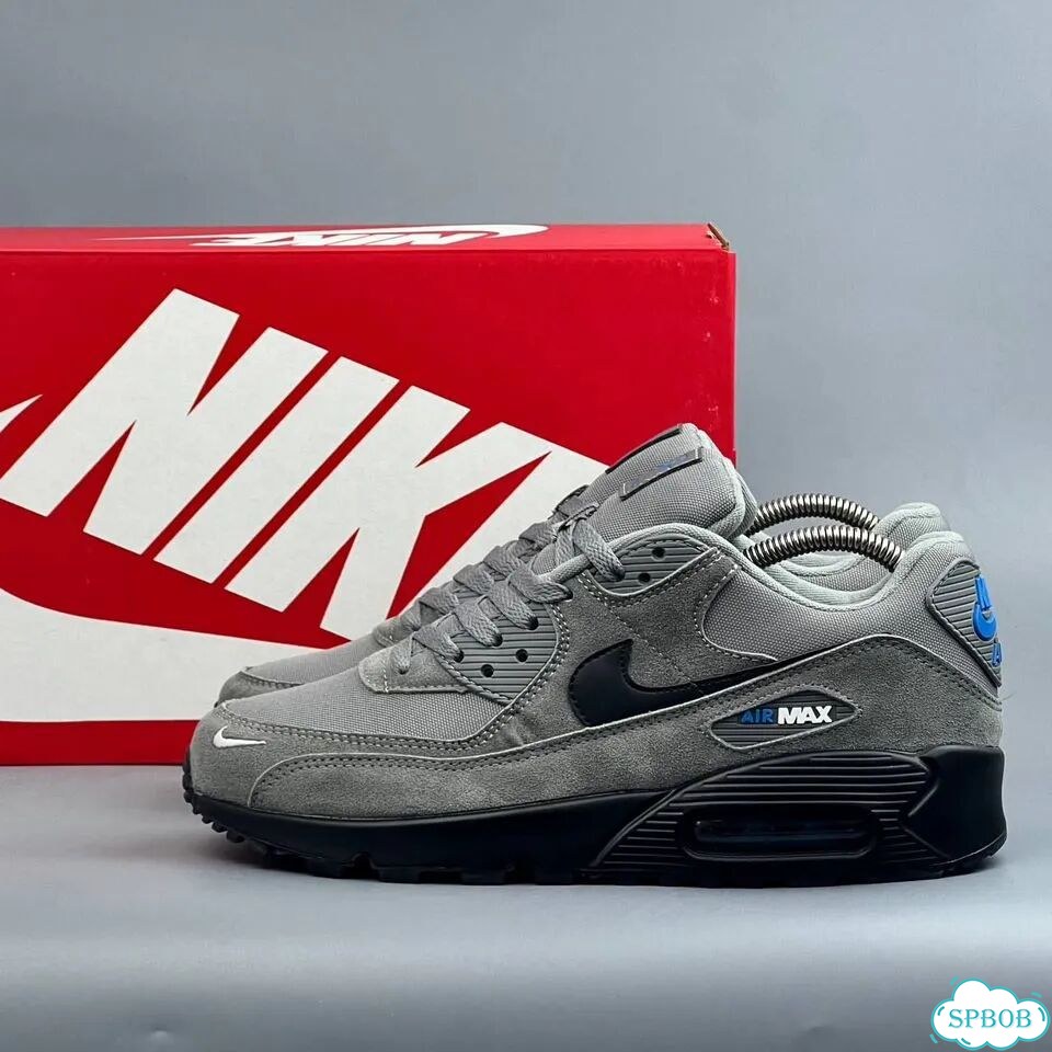 Nike Air Max 90 Grey Black фото 1