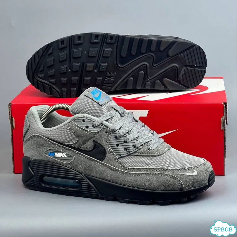 Nike Air Max 90 Grey Black фото 3