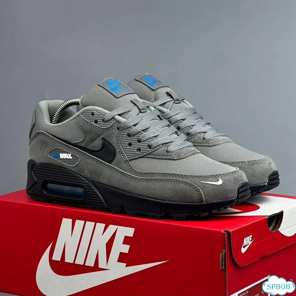Nike Air Max 90 Grey Black фото 4