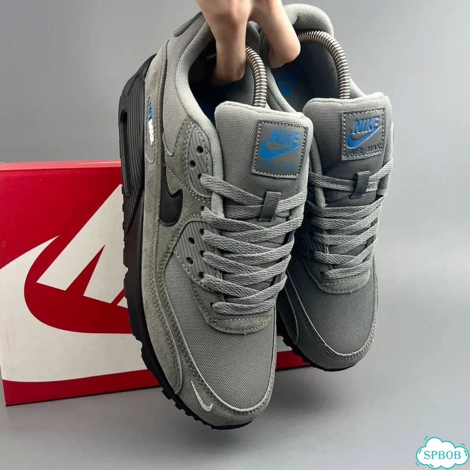 Nike Air Max 90 Grey Black фото 5