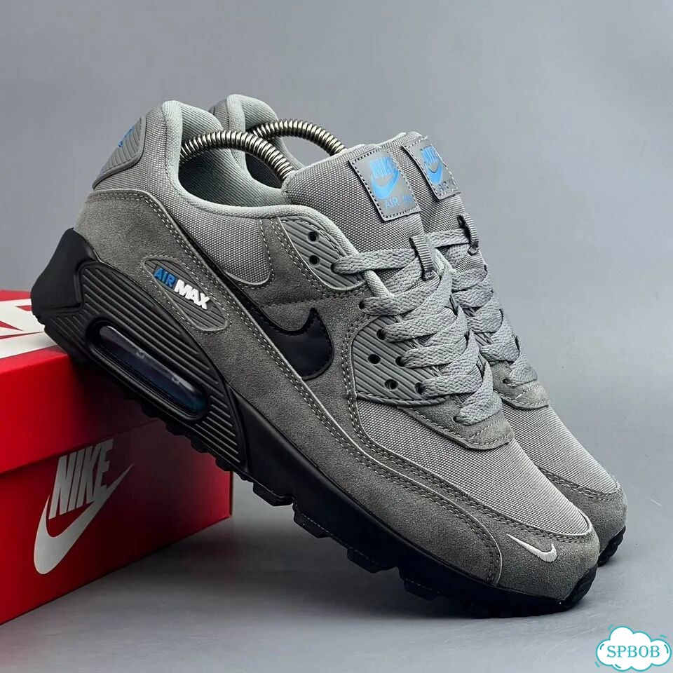 Nike Air Max 90 Grey Black фото 6