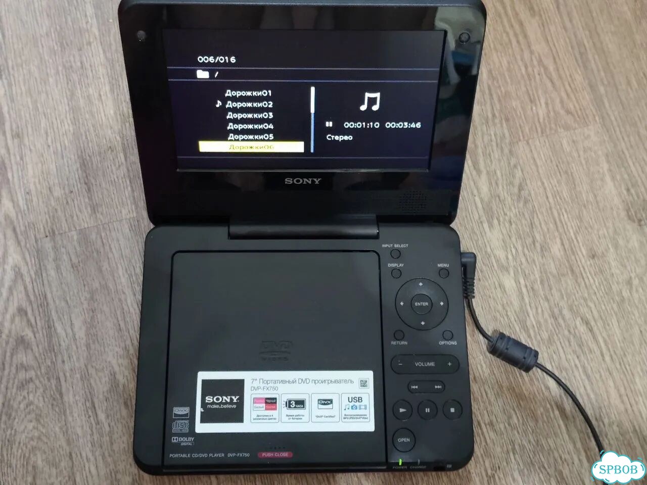 Портативный dvd проигрыватель sony фото 2