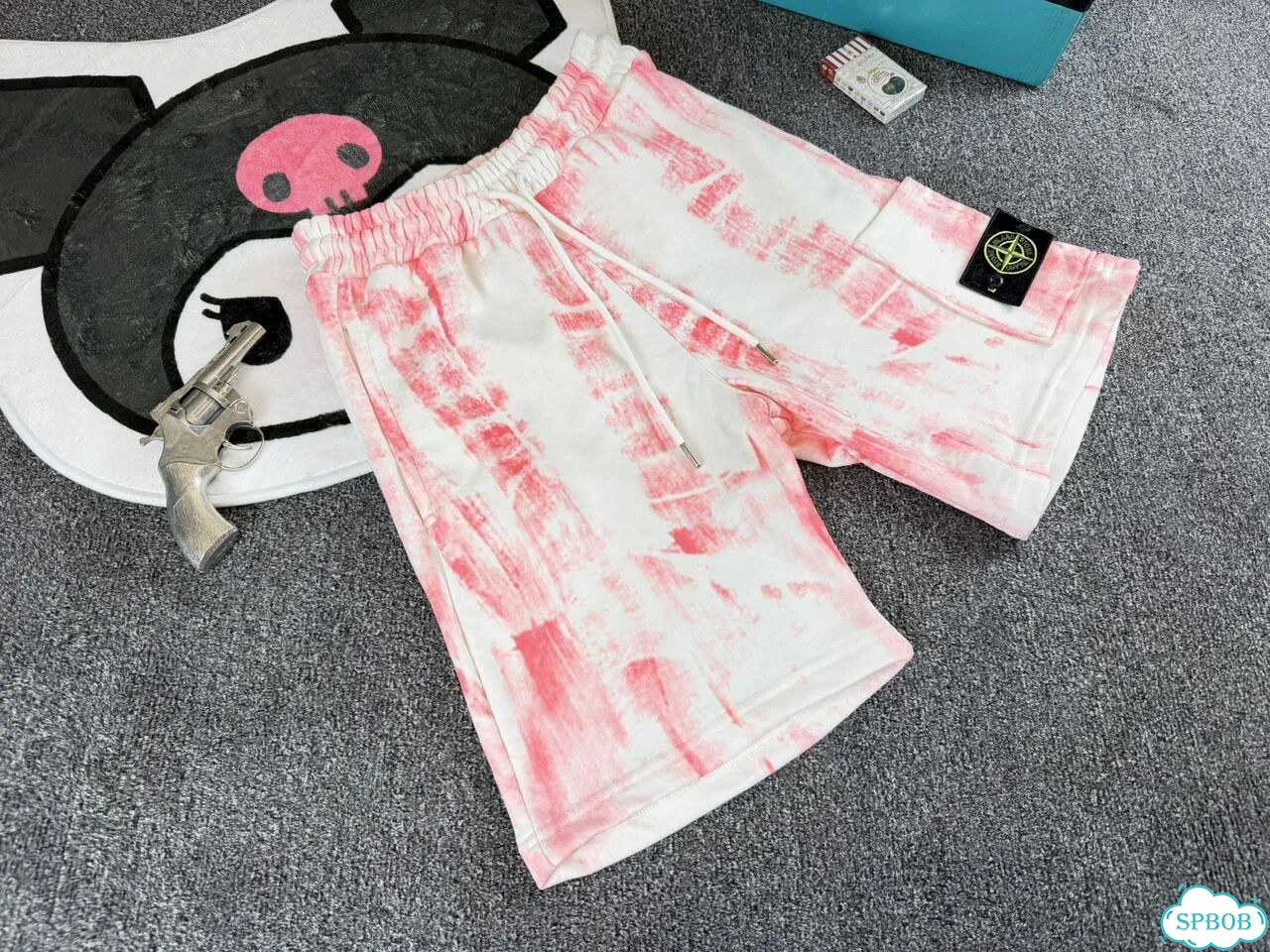 Шорты Stone Island hand corrosion фото 3