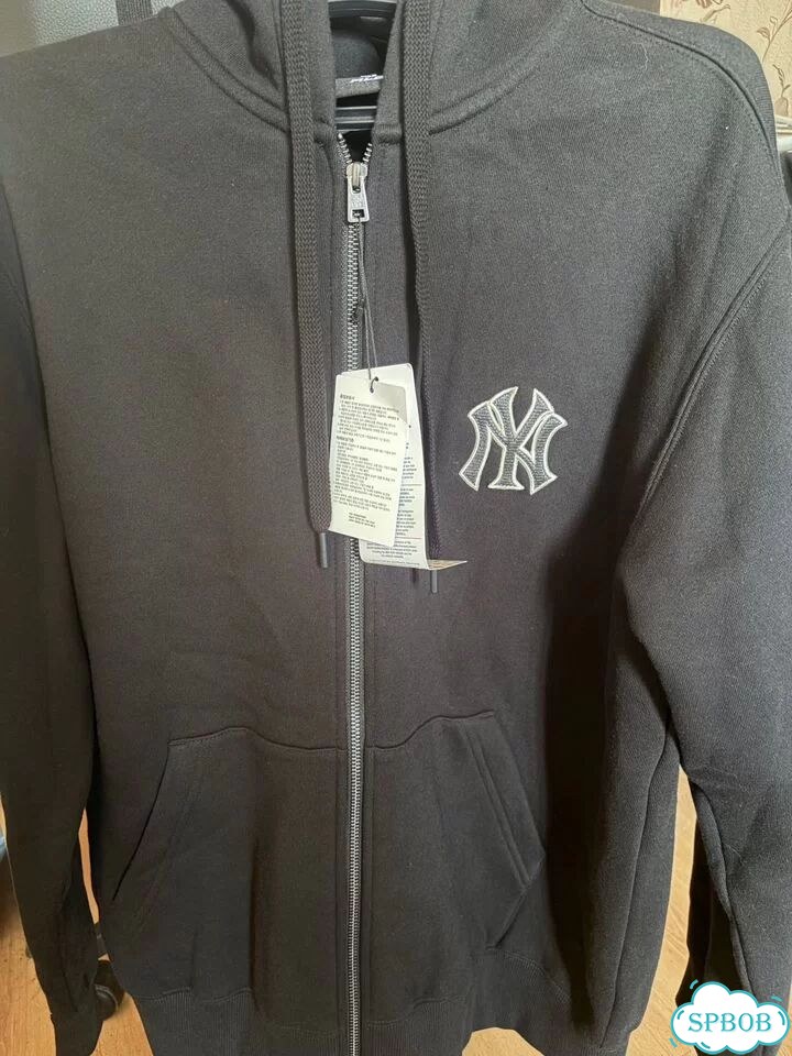 Зип-худи MLB Logo Zip Hoodie Black оригинал фото 1