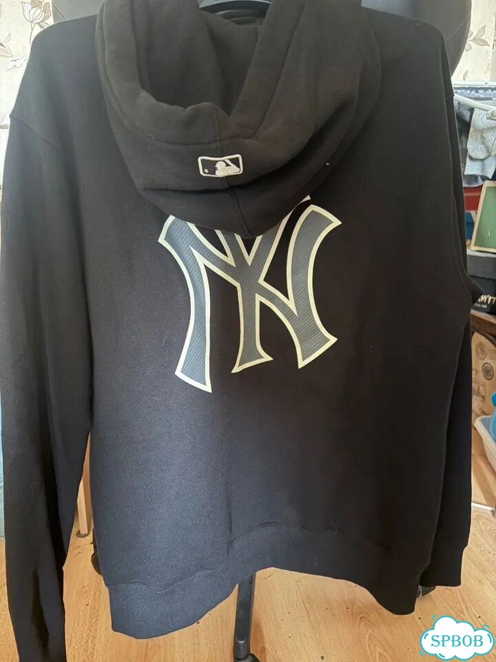 Зип-худи MLB Logo Zip Hoodie Black оригинал фото 2