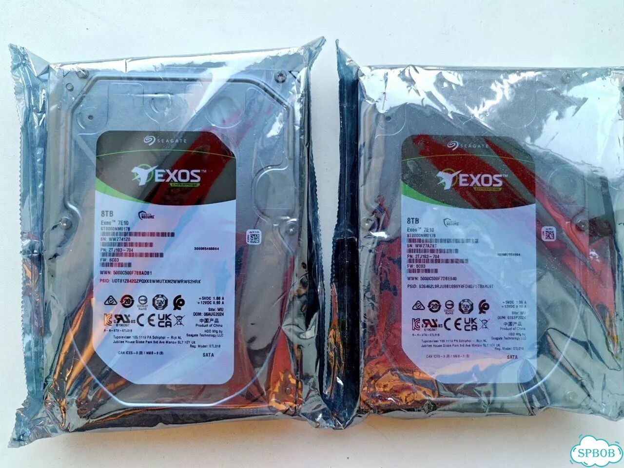 HDD Seagate 8TB Exos 7E10 новый гарантия фото 1