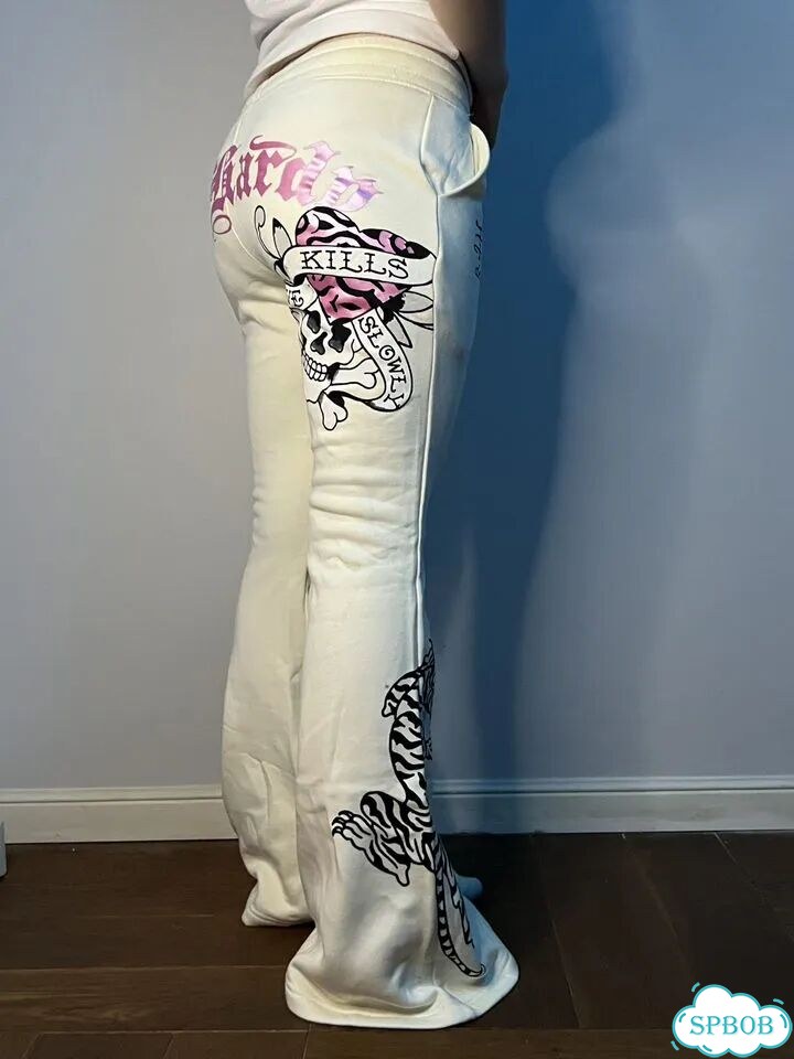 Ed Hardy женские клеш штаны оригинал фото 2