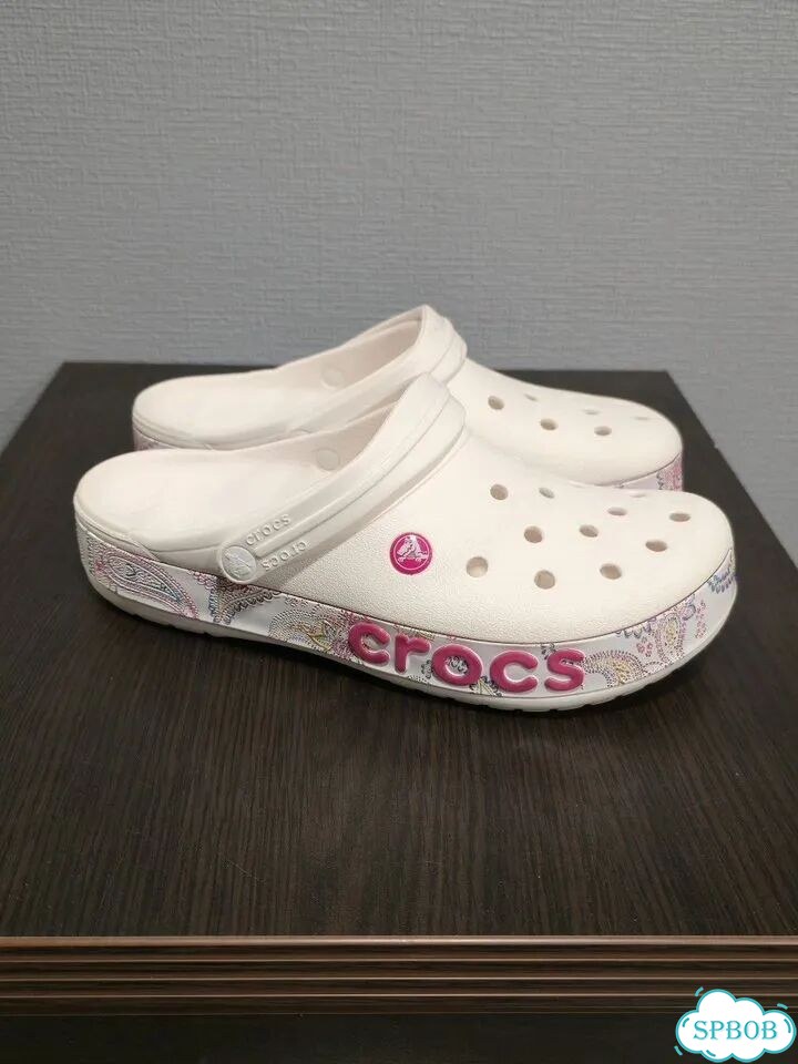 Сабо crocs белые 41- 42р фото 1