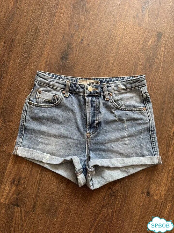 Шорты джинсовые Topshop размер 42 фото 1