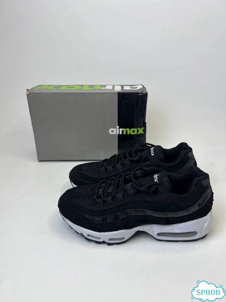 Кроссовки Nike Air Max 95 черные фото 6