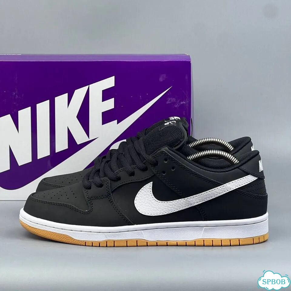 Nike Dunk SB Black White Gum фото 1