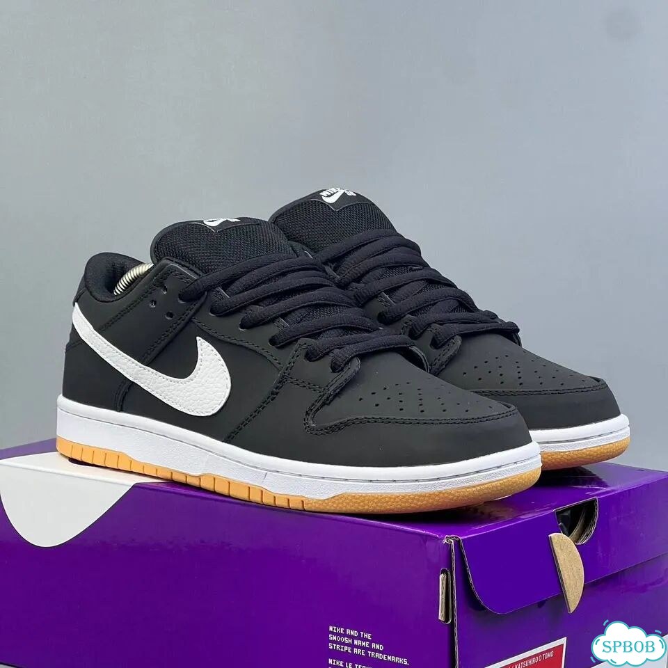 Nike Dunk SB Black White Gum фото 2
