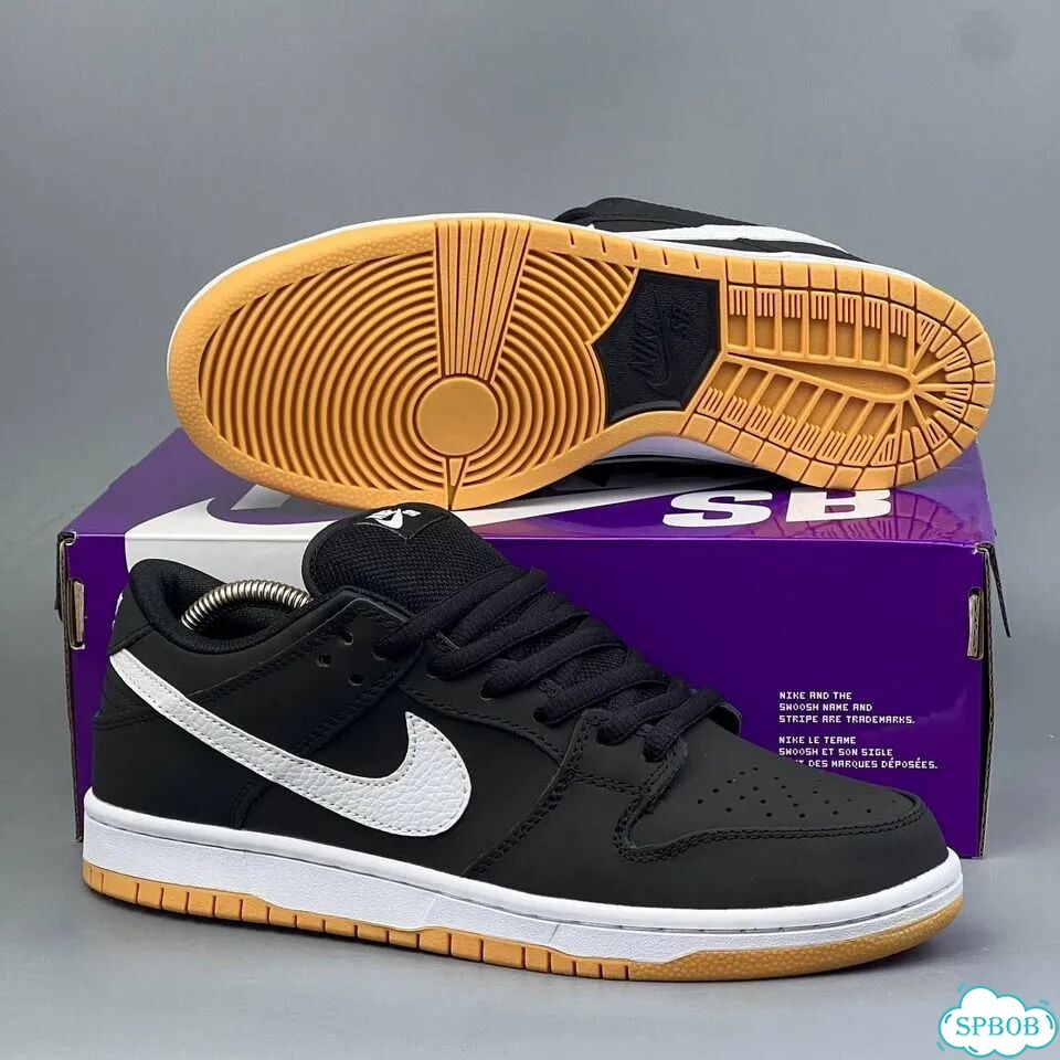 Nike Dunk SB Black White Gum фото 4