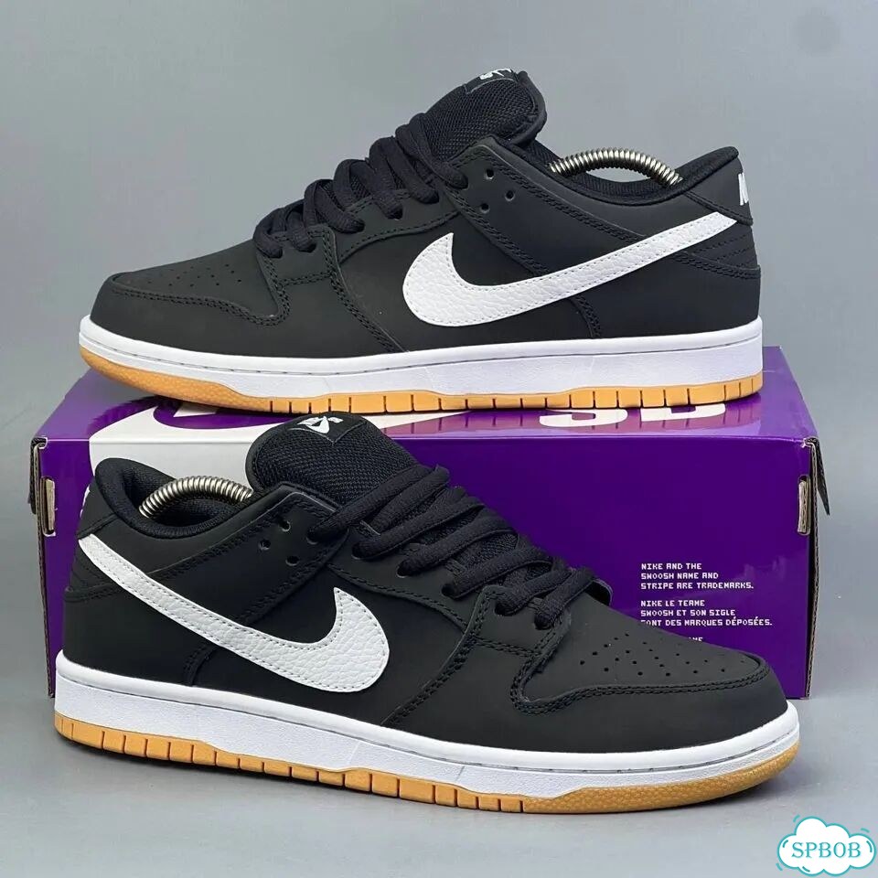 Nike Dunk SB Black White Gum фото 5