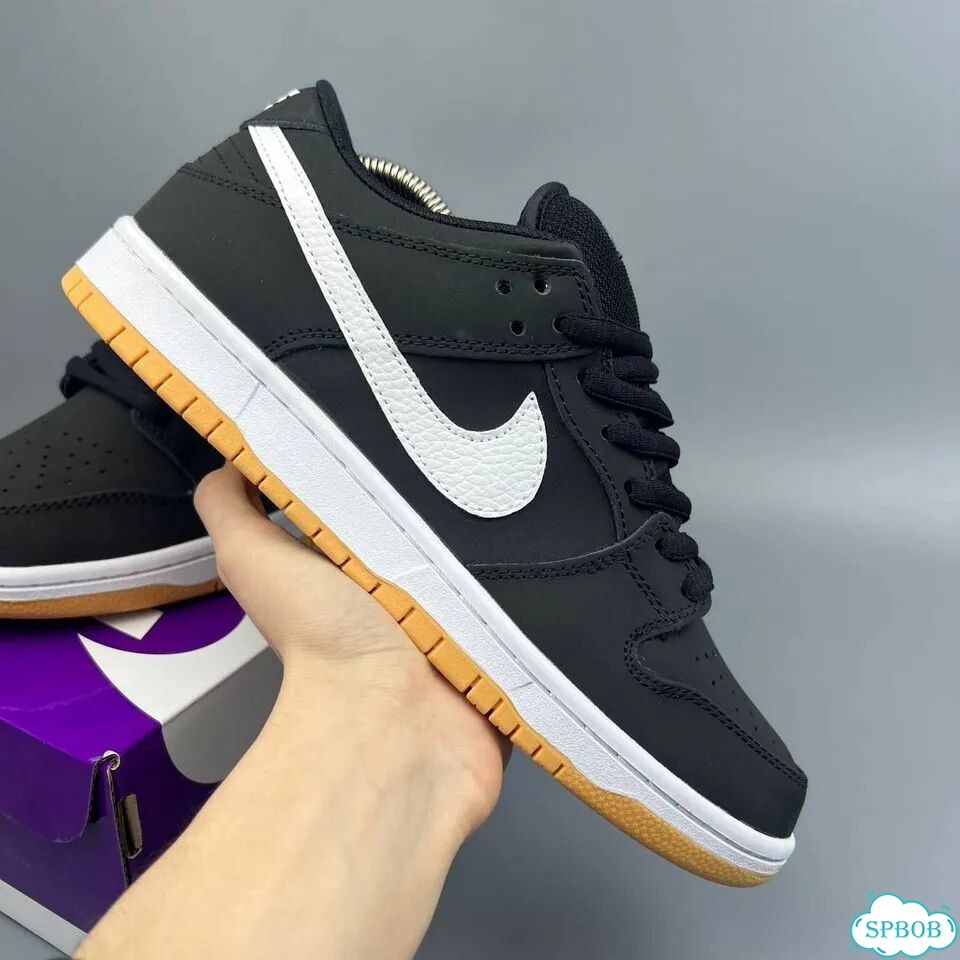 Nike Dunk SB Black White Gum фото 7
