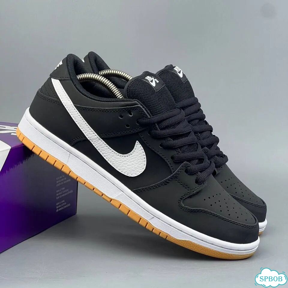 Nike Dunk SB Black White Gum фото 8