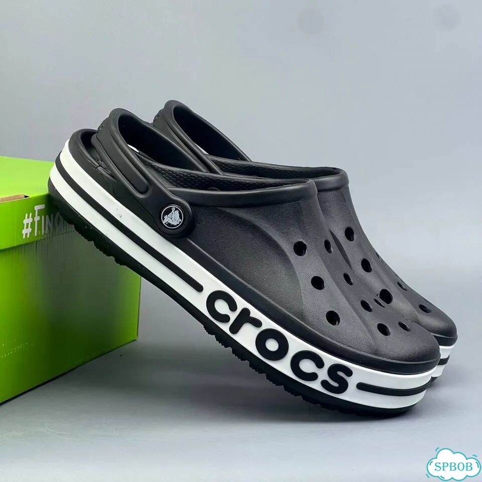 Crocs Bayaband Clog Black White фото 6