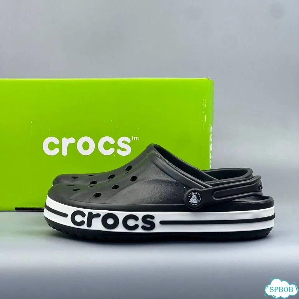 Crocs Bayaband Clog Black White фото 8